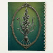 Hardcover Notebook with Surreal Gladiolus Planer (Rückseite)