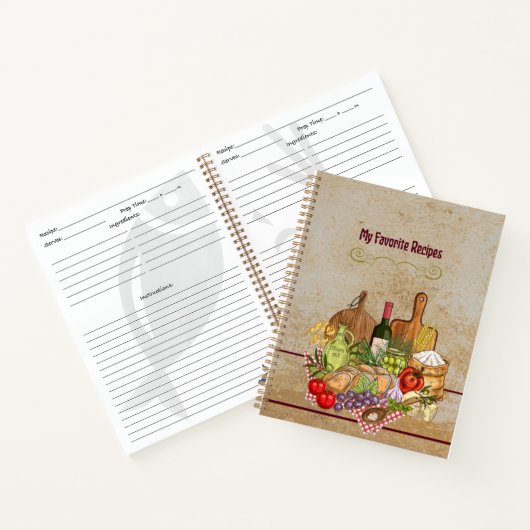 Hardcover Rezept Buch (Innenseite)