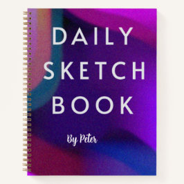 Hardcover Sketchbook with bright colors Notizblock