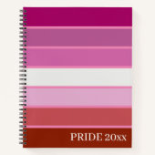 Hardcover-/Softcover-Notebook-Lesben-Preisflagge Notizblock (Vorderseite)