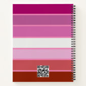 Hardcover-/Softcover-Notebook-Lesben-Preisflagge Notizblock (Rückseite)