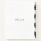 Hardcover Spiral Notebook Notizblock (Rückseite)