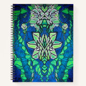 Hardcover Water Lilies SpiralNotebook Notizblock (Vorderseite)
