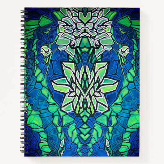 Hardcover Water Lilies SpiralNotebook Notizblock (Vorderseite)