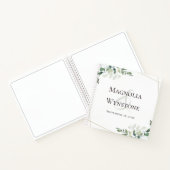 HARDCOVER Wedding Eukalyptus Greenerity Gästebuch Notizblock (Innenseite)
