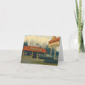 Hardees Western Blvd. Raleigh N.C. 1980er Karte (Vorderseite)