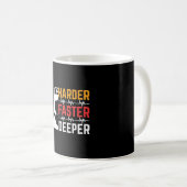 Harder Faster Deeper Nurse-Hemd Kaffeetasse (VorderseiteRechts)
