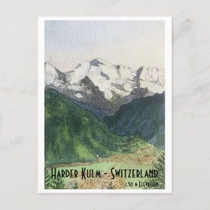 Harder Kulm Blick Schweiz Reise Postkarte