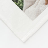 Hardest Goodbye | Pet Memorial 11 FotoCollage Fleecedecke (Ecke)