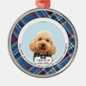 Hardest Goodbye Pet Memorial Glass Ornament (Vorne)