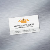 Hardhat Hammers | Zuhause-Reparaturdienste Magnetische Visitenkarte (Beispiel)