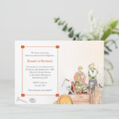 Hardhat Worker Retirement Party Einladung (Stehend Vorderseite)