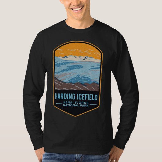 Harding Icefields Kenai Fjords National Park T-Shirt (Vorderseite)