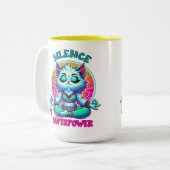 Hardly Working  Zweifarbige Tasse (Vorderseite Links)