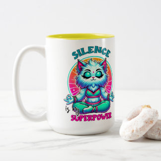 Hardly Working  Zweifarbige Tasse