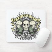 Hardrock-Schädel und Gitarren Mousepad (Mit Mouse)