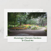 Hardscape Munsinger Garden St Cloud MN Postkarte (Vorne/Hinten)