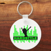 Hardstyle Dancer tempo design Schlüsselanhänger (Vorderseite)