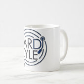 HARDSTYLE DJ - Metall-Design Kaffeetasse (VorderseiteRechts)