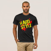 Hardstyle Farben-Spritzer T-Shirt (Vorne ganz)