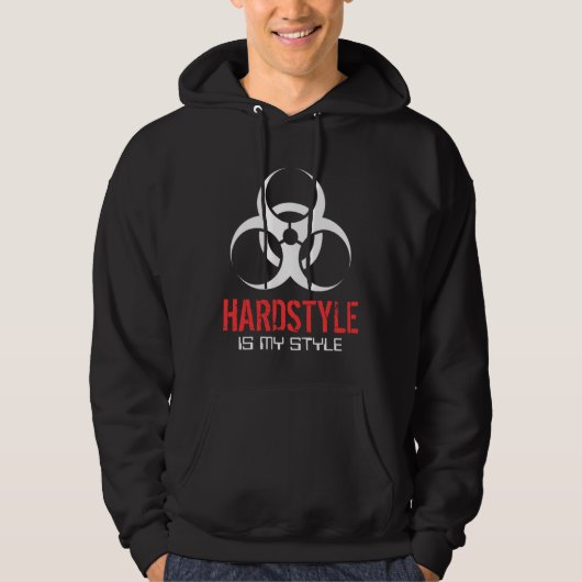 Hardstyle ist meine Art Hoodie (Vorderseite)