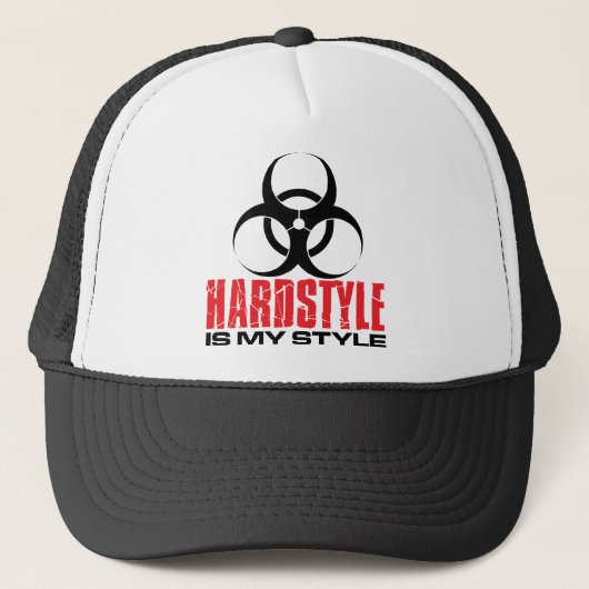 Hardstyle ist meine Art Truckerkappe (Vorderseite)