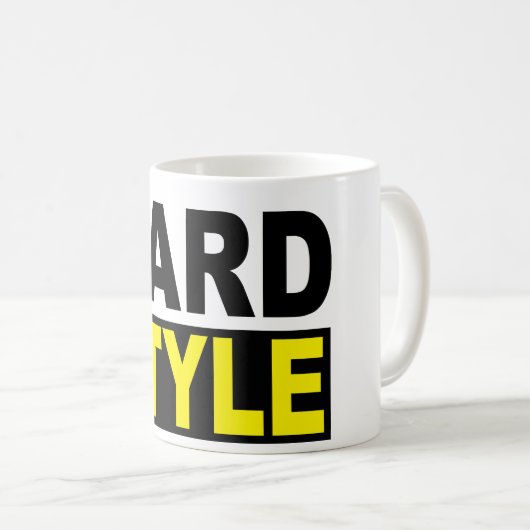 Hardstyle Kaffeetasse (VorderseiteRechts)