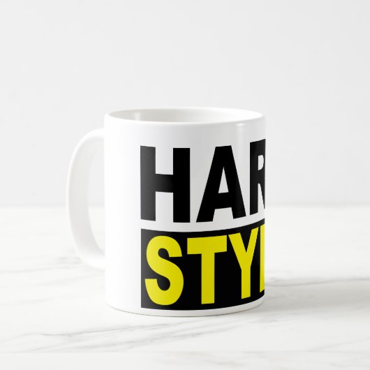 Hardstyle Kaffeetasse (Vorderseite Links)