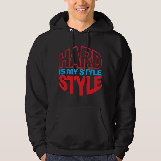 Hardstyle Kreis 2 Hoodie (Vorderseite)