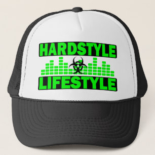 Hardstyle Lebensstil hazzard und Tempoentwurf Truckerkappe