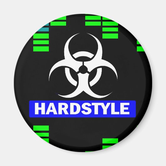 Hardstyle-Muster Magnet (Vorne)