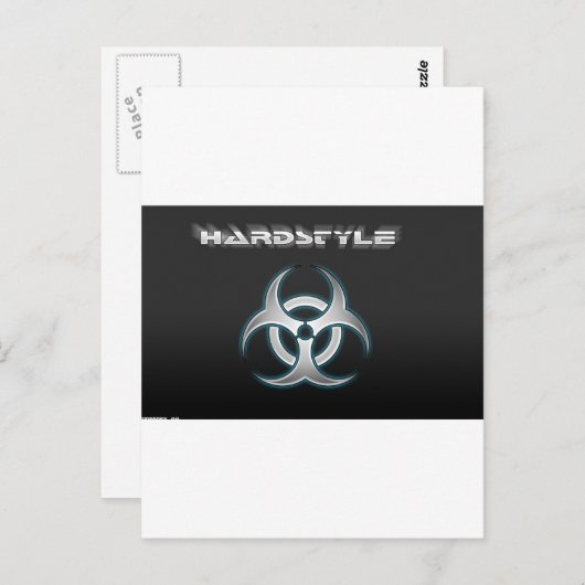 Hardstyle Postkarte (Vorne/Hinten)