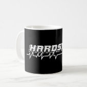 HARDSTYLE-T - Shirt Kaffeetasse (Vorderseite Links)