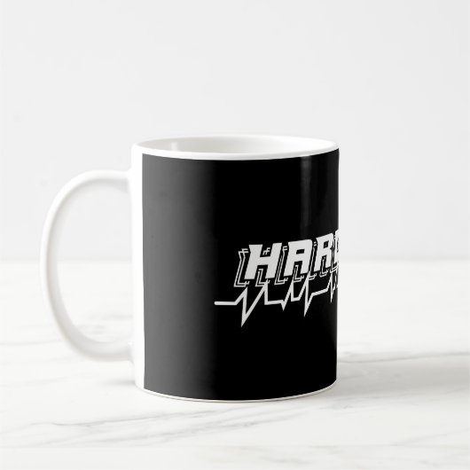 HARDSTYLE-T - Shirt Kaffeetasse (Links)