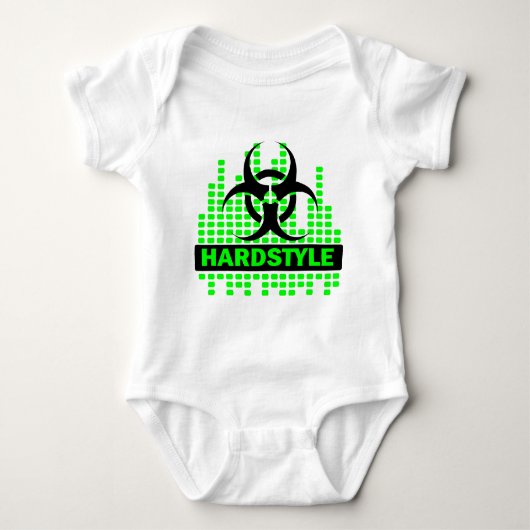 Hardstyle Tempoentwurf Baby Strampler (Vorderseite)