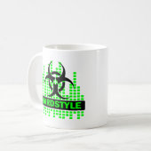 Hardstyle Tempoentwurf Kaffeetasse (Vorderseite Links)