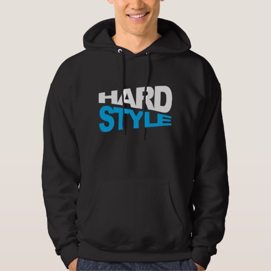 Hardstyle Verzerrung Hoodie (Vorderseite)