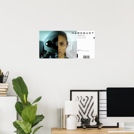 Hardsuit-Filmplakat Poster (Heimbüro)