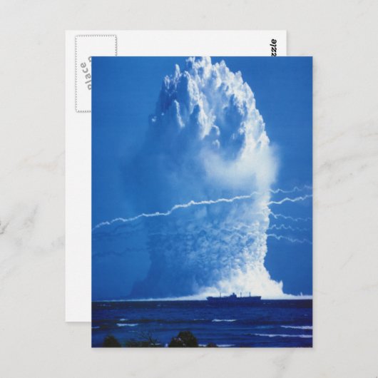 Hardtack Umbrella Nuklear Test 1958 Postkarte (Vorne/Hinten)