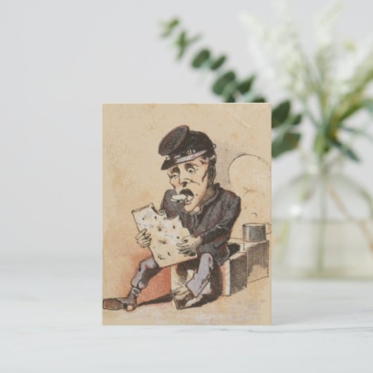 Hardtack Ziviles Kriegsleben Postkarte (Stehend Vorderseite)