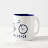 Hardtail Snob Zweifarbige Tasse (VorderseiteRechts)
