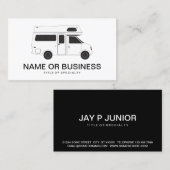 Hardtop-Provan Visitenkarte (Vorne/Hinten)