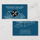 Hardware | Blue Print Schematics | Architekt Visitenkarte (Vorne/Hinten)