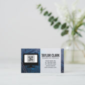 Hardware Electronics | QR-Code Visitenkarte (Stehend Vorderseite)