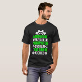 Hardware für die Teile eines Computersystems, die  T-Shirt (Vorne ganz)