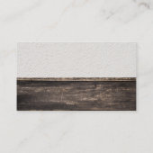 Hardware Gebäude Carpentry Tools Wood Visitenkarte (Rückseite)