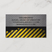 Hardware-Handwerkzeuge | Stahlplatten - Metall Visitenkarte (Rückseite)