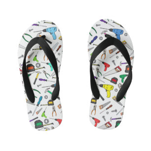 Hardware-Illustrationsmuster für Fun Cartoon Tool Kinderbadesandalen