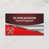 Hardware-Konstruktionstools | Hammers | Metallisch Visitenkarte (Vorderseite)