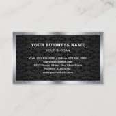 Hardware-Power-Rot-Bohrmaschine mit schwarzer Dama Visitenkarte (Rückseite)